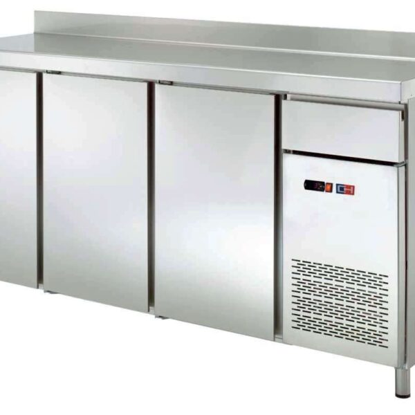 Frente Mostrador Refrigerado 4 puertas de 2542 x600 x1045h mm CORDOBA FMCH-250TV CON TOLVA PARA CAFE