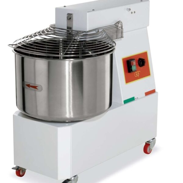 Amasadora Espiral 42 litros cuba y cabezal fijo con 2 velocidades TREVISO IM42 2V (400V)