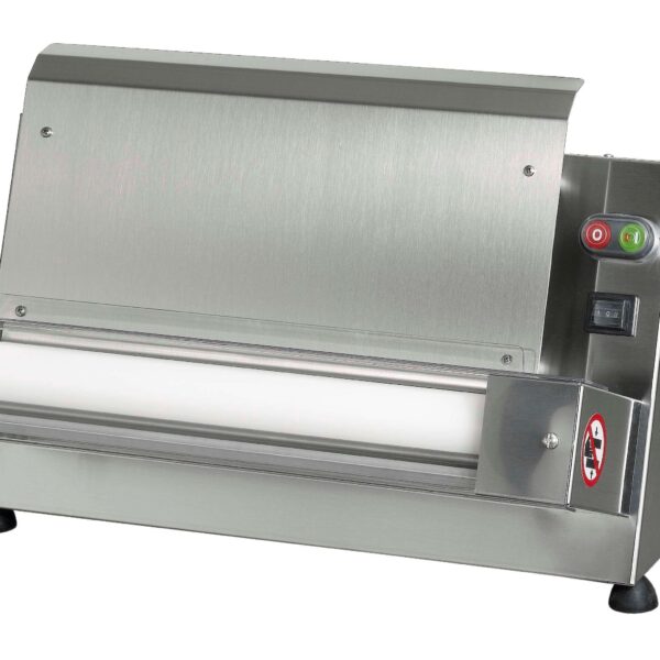 Laminadora Formadora de Pizza Semiautomática 1 rodillo de 26 a 40cm con pedal TREVISO S42MR