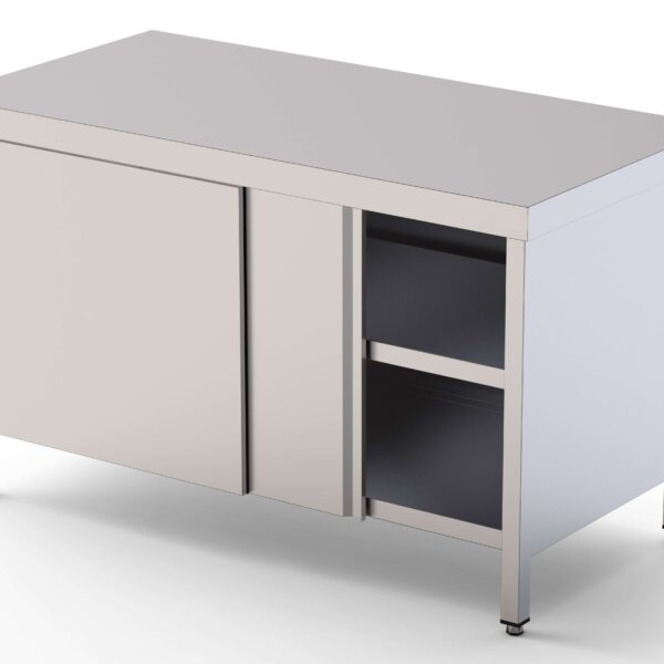 Estante Adicional Acero Inoxidable Para Mesa De Trabajo Fondo 800 Con Longitud De Mesa 1800 mm WTA801800AS