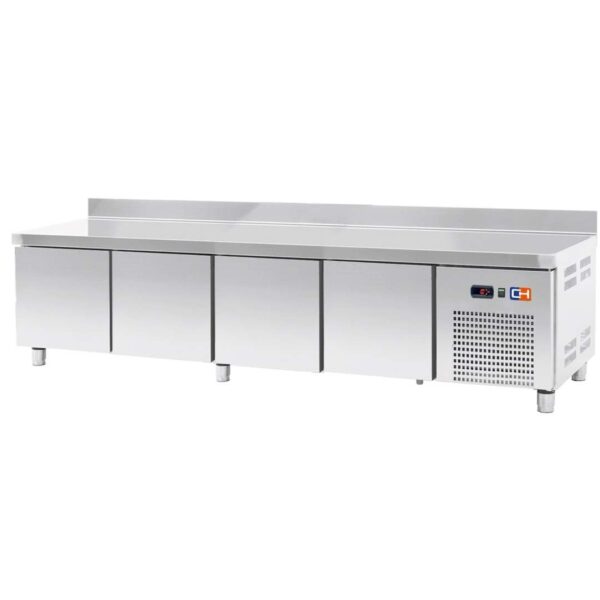 Mesa Baja GN/1 Refrigerada 4 puertas Fondo 700 de 2242 x700 x600h mm CORDOBA TRCHB-225