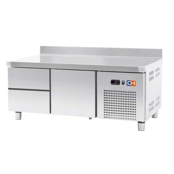 Mesa Baja con 2 cajones GN1/1-100 + 1 Cajón GN1/1-300 Refrigerada Fondo 700 de 1342 x700 x600h mm CORDOBA TRCHB-135-2
