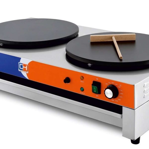 Crepera eléctrica Doble 3+3KW 890x490x220h mm PEKÍN EC-2