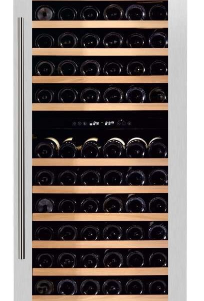 Armario Cava de Vino 2 temperaturas 140 botellas 595X700X1605h mm PEKIN W-140