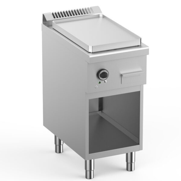 Frytop Eléctrico Acero Rectificado 40 cm con Mueble Potencia 4kW ELFTE74ALF START LINE
