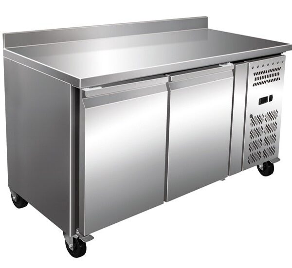 Mesa Refrigerada GN1/1 Acero Inoxidable 2 Puertas 1360x700x960h mm PEKIN GN2200TN