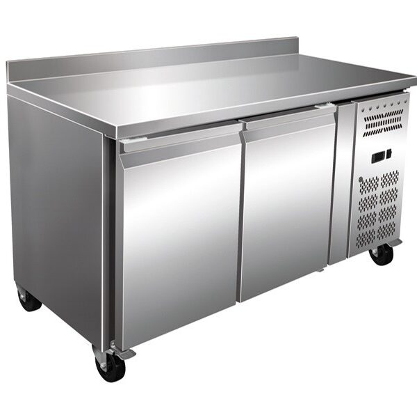 Mesa Refrigerada Snack Acero Inoxidable 2 Puertas 1360x600x960h mm PEKIN SNACK2200TN
