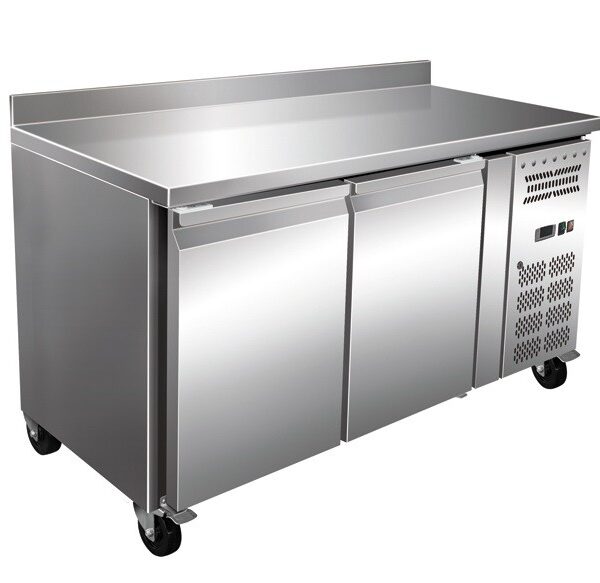 Mesa Congelados Snack Acero Inoxidable 2 Puertas 1360x600x960h mm PEKIN SNACK2200BT