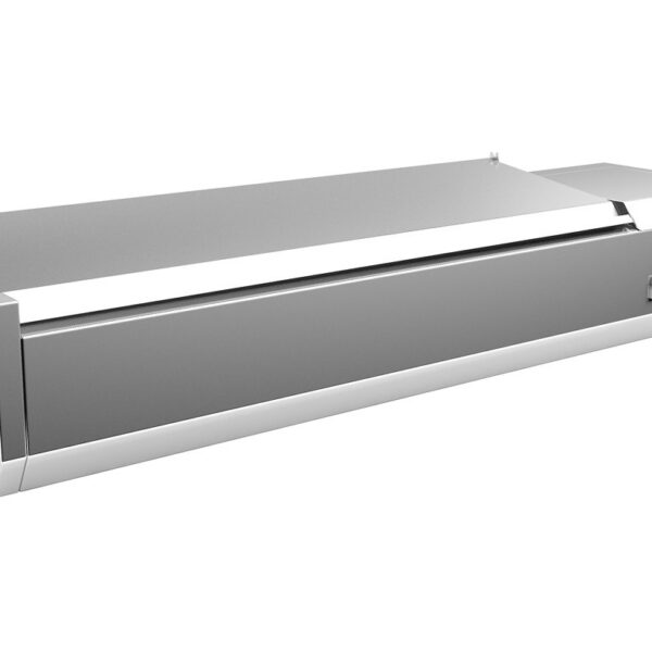 Vitrina 6 cubetas GN1/4 con TAPA de 1400 x335 x270h mm PEKIN VRX1400330SL