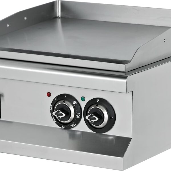 Fry tops Eléctrico sobremesa liso acero rectificado 12 mm 7,2 kW 600x635x285h mm EMP6IE020 Línea 600 Estambul