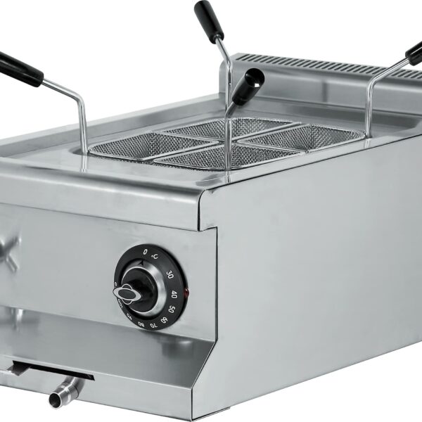 Cocedor de pasta eléctrico sobremesa 10 litros 4,5 kW 400x635x285h mm EMP6ME010 Línea 600 Estambul