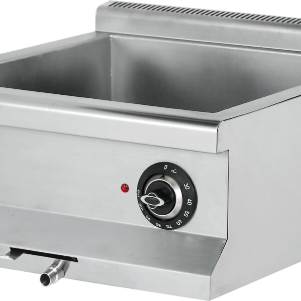 Baño María Capacidad 1-GN1/1 + 2-GN1/4 (no incluidas) 3 kW 600x635x285h mm EMP6SE020 Línea 600 Estambul