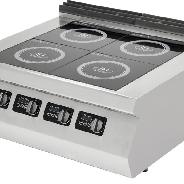 Cocina Inducción Sobremesa 4 Zonas 4 x 3 kW 800x730x300h mm EMPPLS7IND020 Línea 700 Estambul