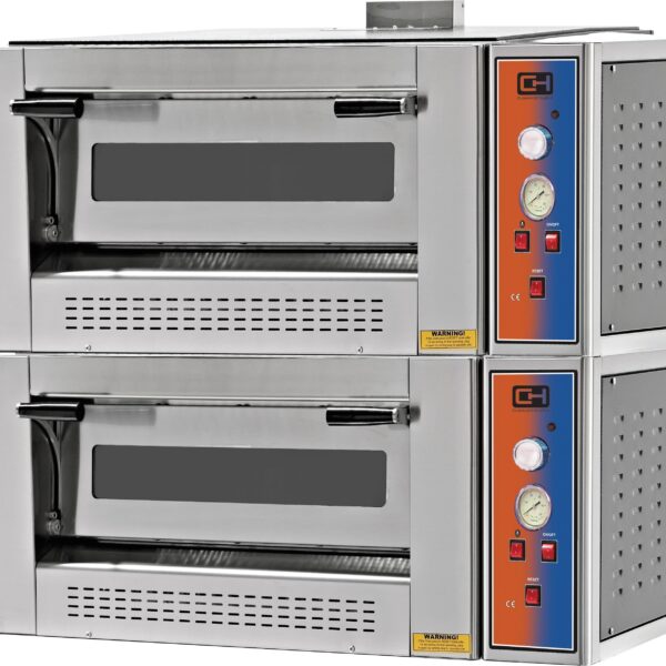 Horno Pizza a Gas capacidad 4 + 4 pizzas diámetro 30 cm EMP4+4G