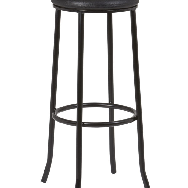 Taburete Armazón Plastificado Negro con Asiento de Espuma Integral TEXAS ESP