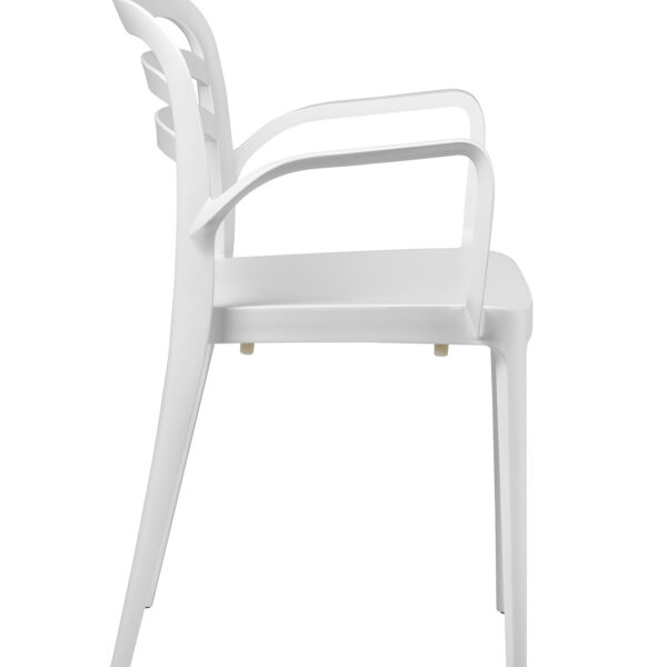 Sillón Terraza Polipropileno color Blanco BAQUERIA 2 BLA