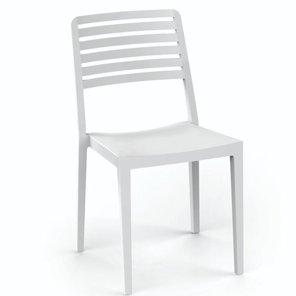 Silla Terraza Polipropileno color Blanco ROW 1 BLA