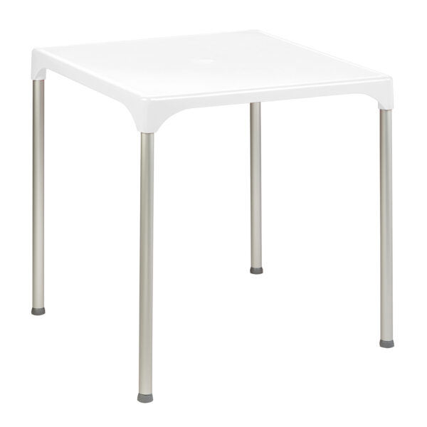 Mesa Terraza de Polipropileno Blanco 70x70 cm LISBOA BLA