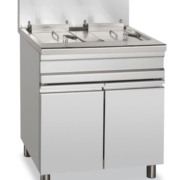 Freidora a Gas 18+18 Litros 14+14 kW con Mueble GF25+25S STAND ALONE