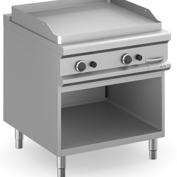 Frytop a gas 80 cm Placa Lisa Acero Rectificado con Mueble MFTG98AL MAGISTRA PLUS 900