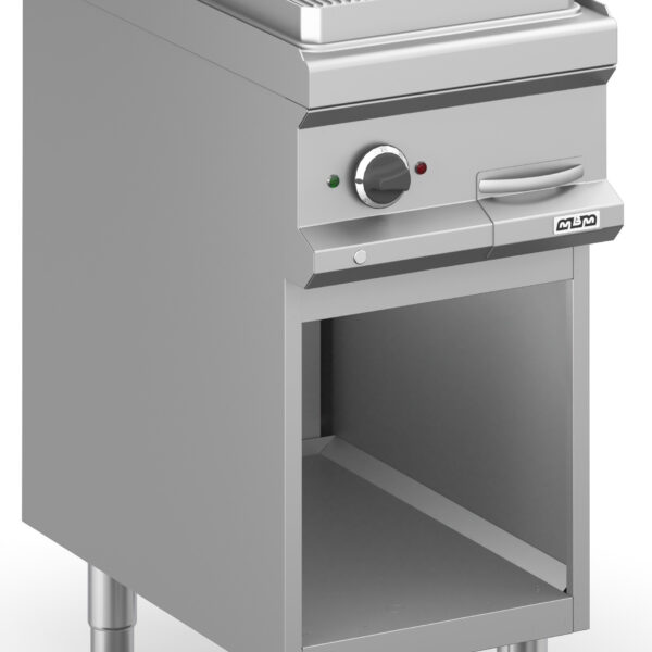 Frytop Eléctrico 40 cm Placa Ranurada Acero Rectificado con Mueble MFTE74AR MAGISTRA PLUS 700