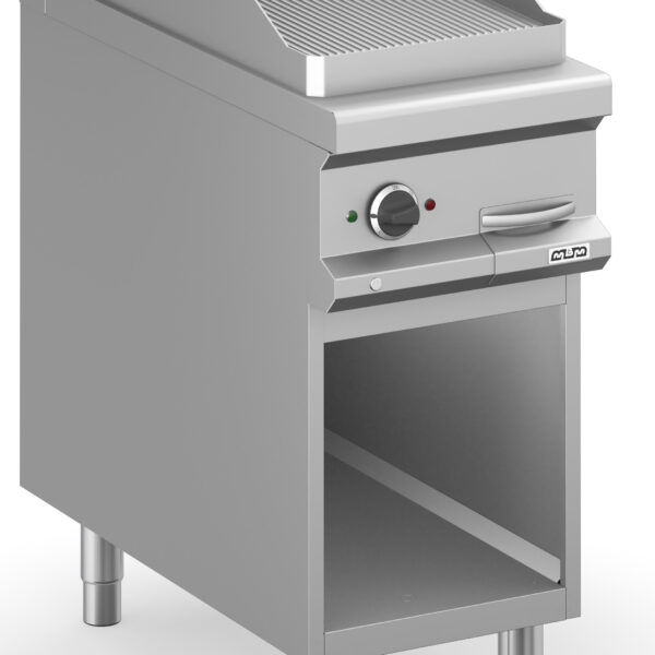Frytop Eléctrico 40 cm Placa Ranurada Acero Rectificado con Mueble MFTE94AR MAGISTRA PLUS 900